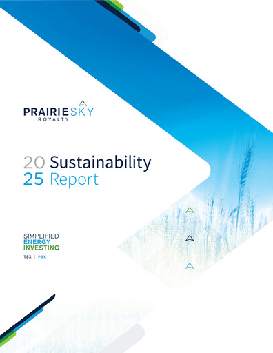 Thumbnail PrairieSky Royalty
 Sustainability Report 2025