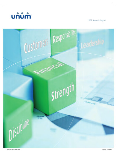 Miniature Unum Rapport annuel 2009