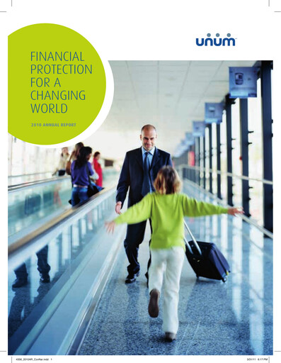 Miniature Unum Rapport annuel 2010
