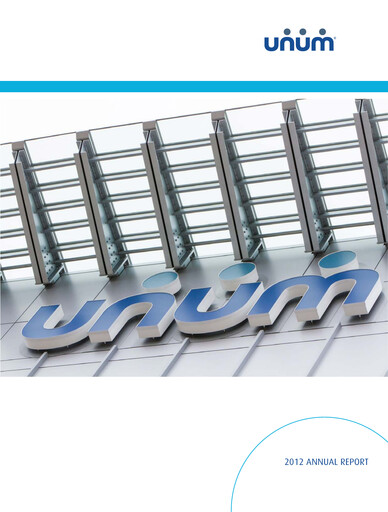 Miniature Unum Rapport annuel 2012