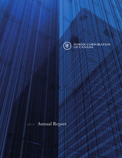 Thumbnail Power Corporation of Canada Annual Report 2012