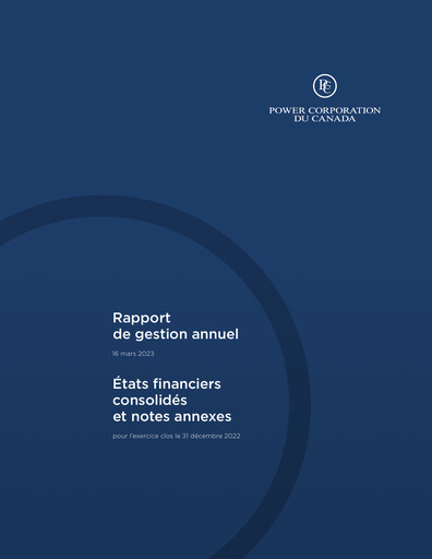 Thumbnail Power Corporation of Canada Financial Statement fy2022