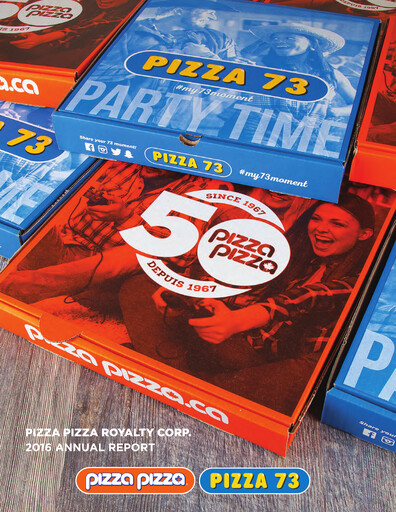 Thumbnail Pizza Pizza Annual Report 2016