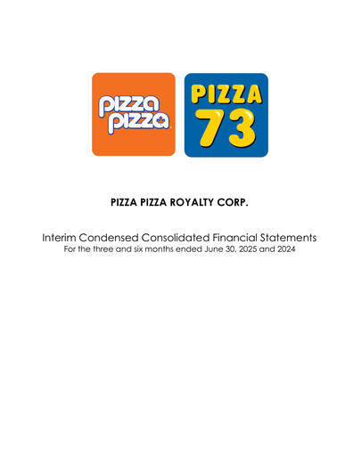 Thumbnail Pizza Pizza Quarterly Report 2025-q2