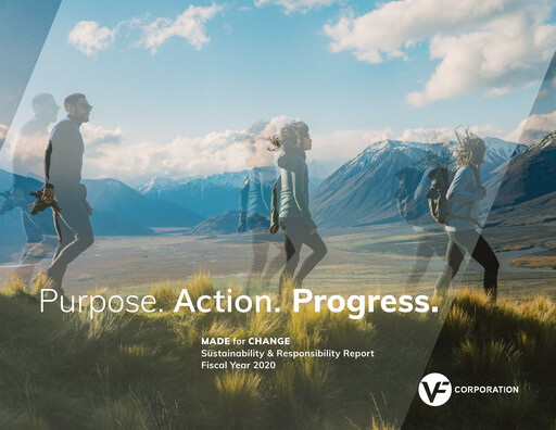 Thumbnail VF Corporation Sustainability Report 2020