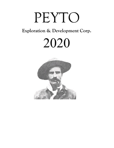 Thumbnail Peyto Exploration & Development Annual Report 2020