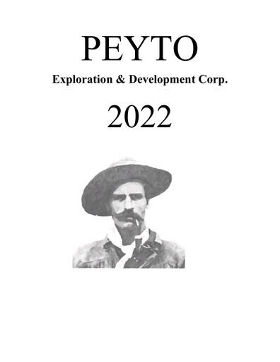 Thumbnail Peyto Exploration & Development Annual Report 2022