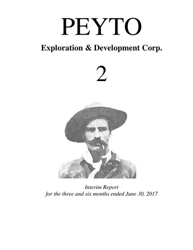 Thumbnail Peyto Exploration & Development Quarterly Report 2017-q2