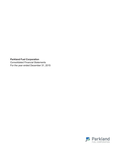Thumbnail Parkland Corp Financial Statement fy2015