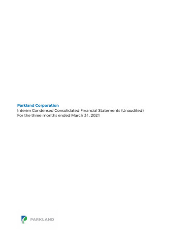 Thumbnail Parkland Corp Quarterly Report 2021-q1