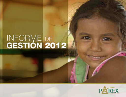 Thumbnail Parex Resources Sustainability Report 2012