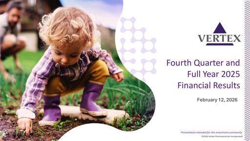 Thumbnail Vertex Pharmaceuticals Quarterly Report 2025-q4