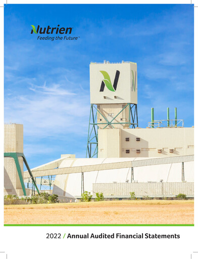 Thumbnail Nutrien Financial Statement 2022