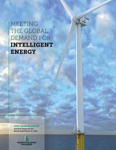 Miniature Northland Power
 Rapport trimestriel 2019-q1