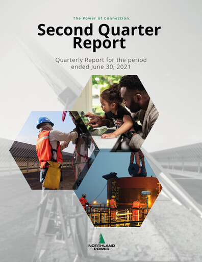 Thumbnail Northland Power
 Quarterly Report 2021-q2