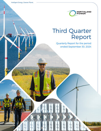 Miniature Northland Power
 Rapport trimestriel 2024-q3