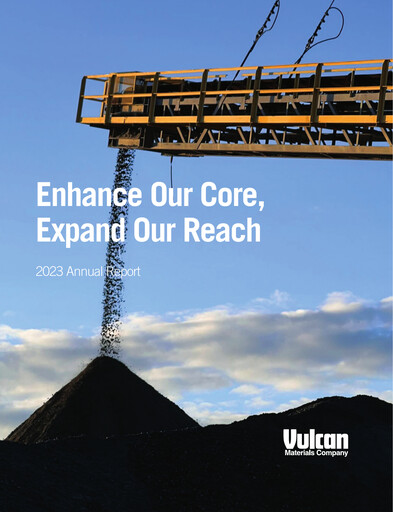 Vorschaubild Vulcan Materials Jahresbericht 2023