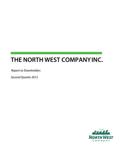 Thumbnail The North West Company Quarterly Report 2013-q2