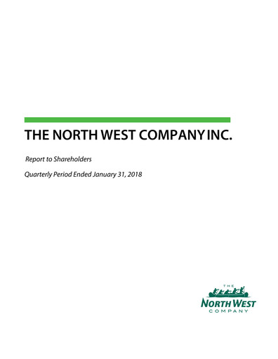 Thumbnail The North West Company Quarterly Report 2017-q4