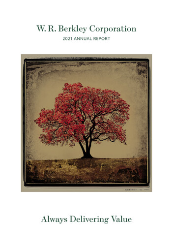Thumbnail W. R. Berkley Annual Report 2021