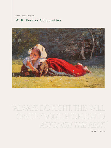 Thumbnail W. R. Berkley Annual Report 2023