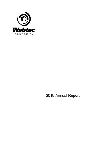 Thumbnail Wabtec Annual Report 2019