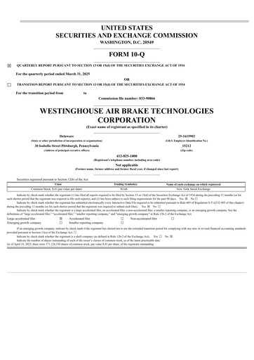 Thumbnail Wabtec Quarterly Report 2025-q1