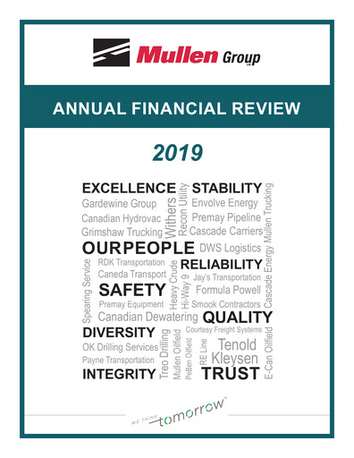 Thumbnail Mullen Group Financial Report 2019