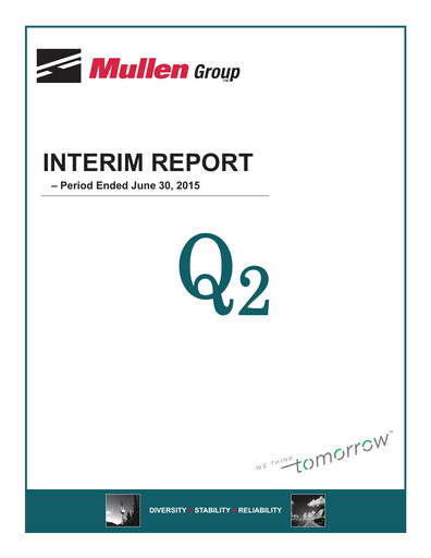 Vorschaubild Mullen Group Quartalsbericht 2015-q2