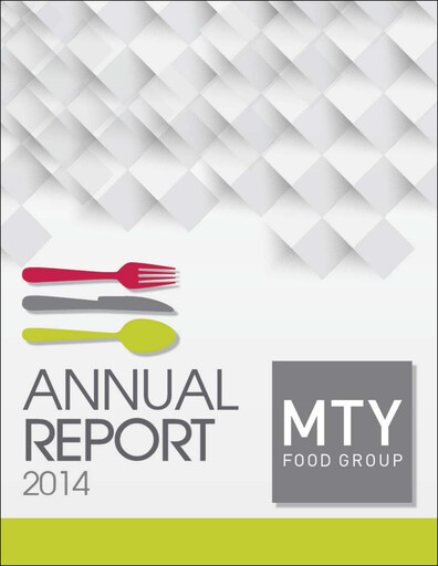 Thumbnail MTY Food Group Annual Report 2014