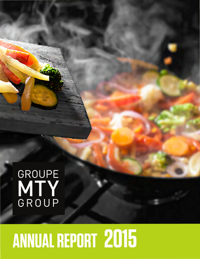 Thumbnail MTY Food Group Annual Report 2015