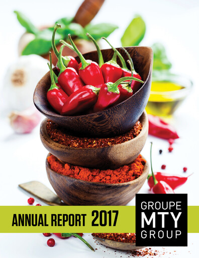 Thumbnail MTY Food Group Annual Report 2017