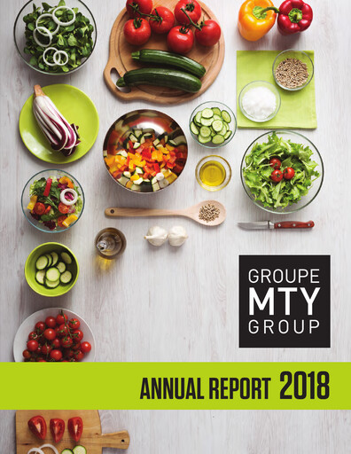 Thumbnail MTY Food Group Annual Report 2018