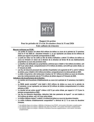 Thumbnail MTY Food Group Quarterly Report 2026-q2