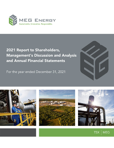 Miniature MEG Energy Bilan financier 2021