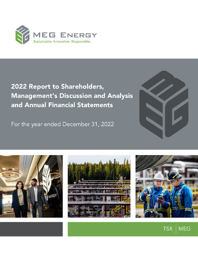 Miniature MEG Energy Bilan financier 2022