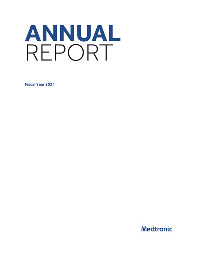 Thumbnail Medtronic Annual Report 2024