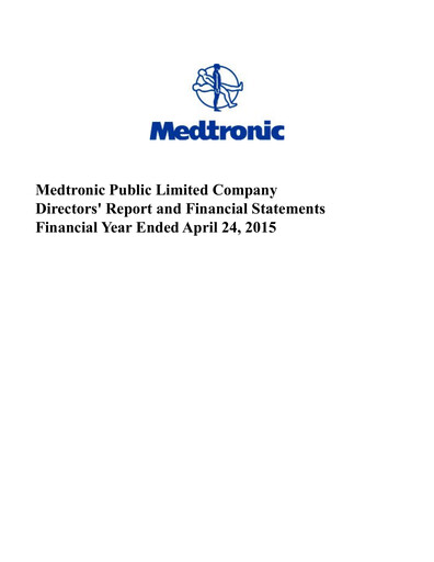 Thumbnail Medtronic Financial Statement 2015
