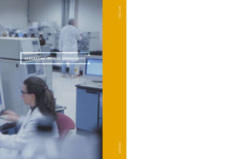 Thumbnail Waters Corporation Annual Report 2002