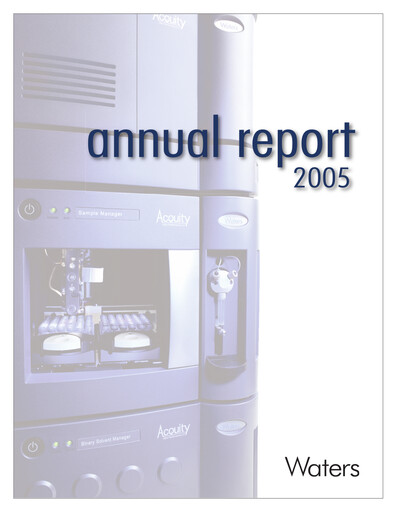 Thumbnail Waters Corporation Annual Report 2005
