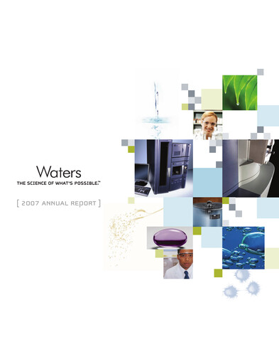Thumbnail Waters Corporation Annual Report 2007