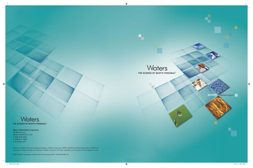 Thumbnail Waters Corporation Annual Report 2009