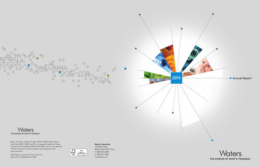 Thumbnail Waters Corporation Annual Report 2015