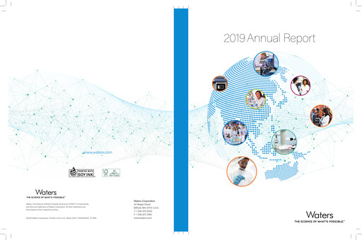 Thumbnail Waters Corporation Annual Report 2019