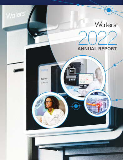 Thumbnail Waters Corporation Annual Report 2022