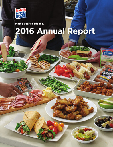Thumbnail Maple Leaf Foods Annual Report 2016