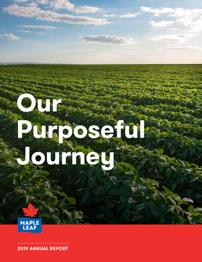 Thumbnail Maple Leaf Foods Annual Report 2019