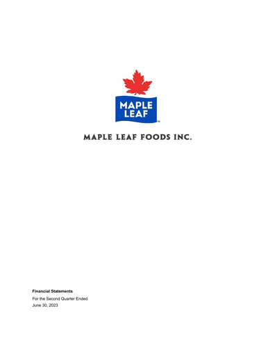 Thumbnail Maple Leaf Foods Financial Statement 2023-q2