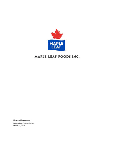 Thumbnail Maple Leaf Foods Financial Statement 2025-q1