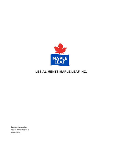 Thumbnail Maple Leaf Foods Quarterly Report 2024-q2
